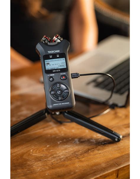 Tascam DR 07X Stereo Handheld Digital Audio Recorder And USB Audio