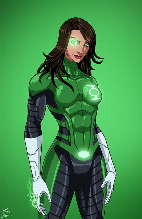 Green Lantern Jessica Cruz Earth 27 Commission By Phil Cho On