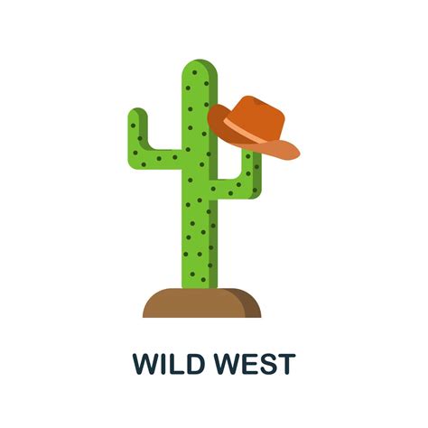 Wild West Flat Icon Color Simple Element From Wild West Collection Creative Wild West Icon For