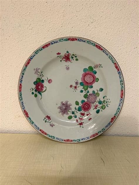 Assiette Famille Rose Porcelaine Fleurs Chine Catawiki