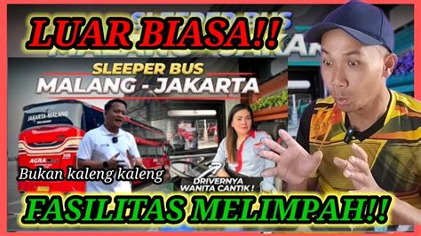 SUPER MEWAH SLEEPER BUS DENGAN FASILITAS MELIMPAH AGRA MAS JAKARTA