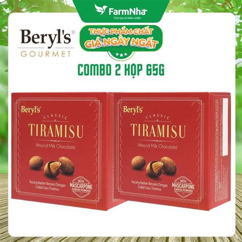 Combo 2 Socola Tiramisu Almond Milk Chocolate 65g Beryl S Socola