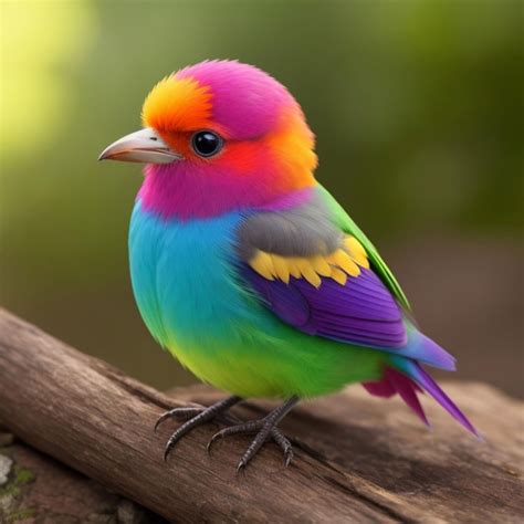 Premium Photo | Cute colorful bird