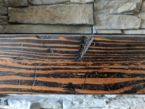 How To Make A Distressed Fireplace Mantel Diy Distressed Mantel