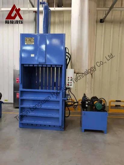 Hydraulic Vertical Waste Paper Cardboard Plastic Vertical Press Balers