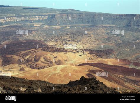 The Caldera Of Las Ca Adas Teide National Park Was Formed When A Vast