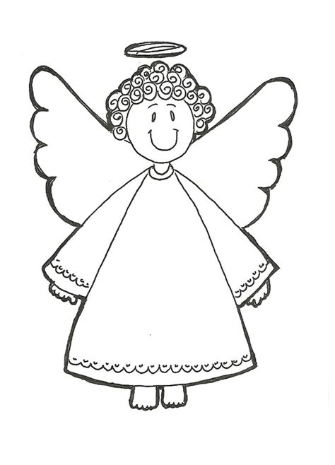 Dibujos De Angeles Para Colorear E Imprimir Gratis