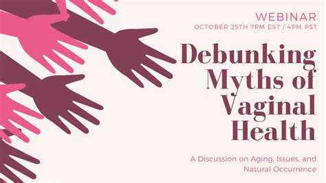 Debunking Myths Of Vaginal Health Webinar Oct 25th Archon Aesthetics