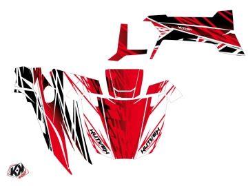 kit déco ssv yamaha eraser rouge blanc série Kutvek