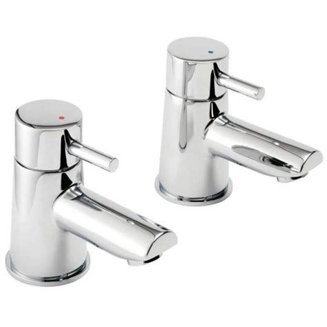 Bristan Non Concussive Basin Taps Chrome Stuart Plumbing