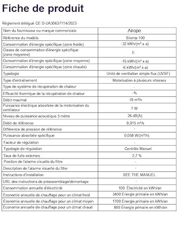 Airope Mm Ventilateur Extracteur D Air Vmc Avec Clapet Anti Retour