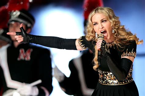 Photos: Madonna at Super Bowl XLVI