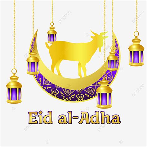 Eid Al Adha Con La Ilustraci N De Cabra Y Linterna Png Dibujos