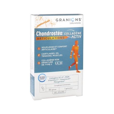 Granions Chondrost O Collag Ne Activ G Lules Soutien Articulaire