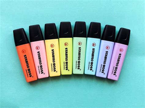 Pack Of Stabilo Boss Pastel Highlighters Bullet Journal Etsy