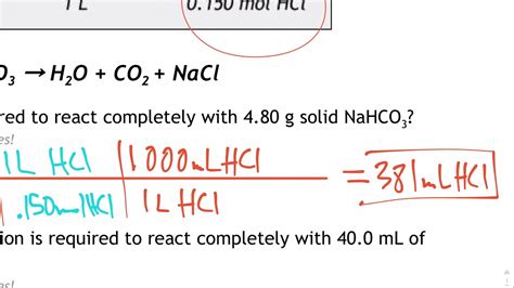 Molarity Notebook Two Problems Molarity With Stoichiometry YouTube