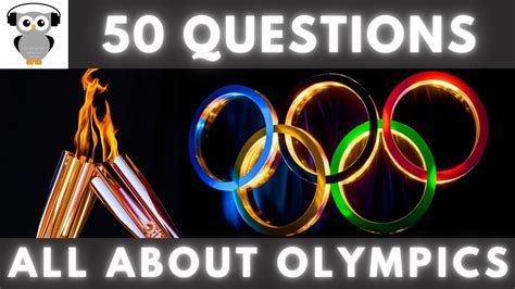 Olympics Quiz Trivia 50 Questions Olympics Sports Are You Ready