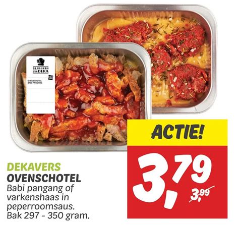 Ovenschotel Aanbieding Bij Dekamarkt