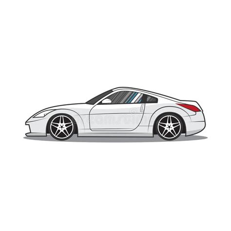 Race Car Drawing Side View