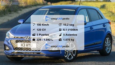 Hyundai i20 1 0 T GDi 120 GB Ficha Técnicas 2018 2020 rendimiento