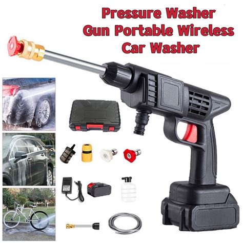 Pressure Washer Gun Portable Wireless Car Washer 24V Lithium Battery