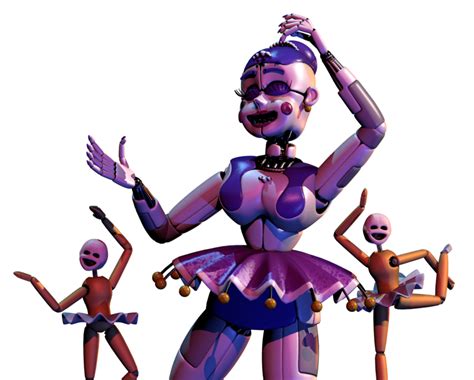 Fnafc4d Ballora And The Minireenas By