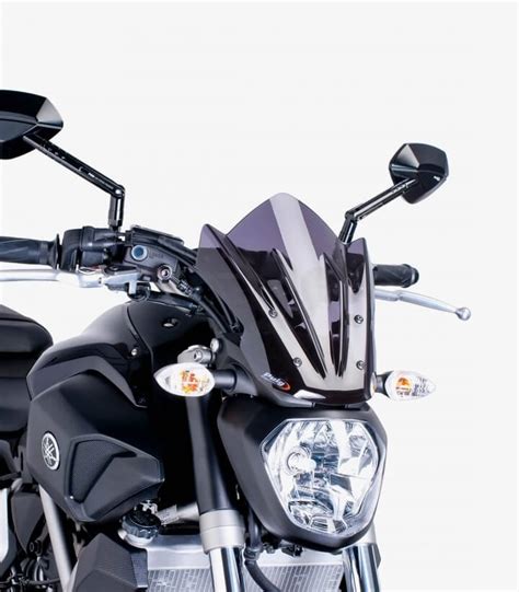 Yamaha Mt 07 2014 2017 Puig New Generation Sport Dark Smoked Windshield 7015f