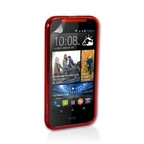 Caseflex Htc One X Silicone Gel S Line Case Red