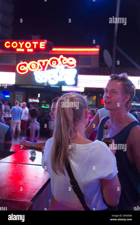 British Young Nightlife At Bcm Disco In Magaluf Mallorca Balearic