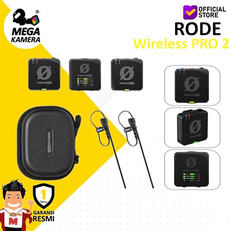 Rode Wireless Pro Person Clip On Wireless Microphone System Recorder