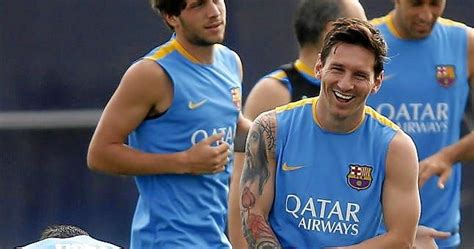 Messi Sigue Su Puesta A Punto Para Llegar En Forma A La Supercopa De