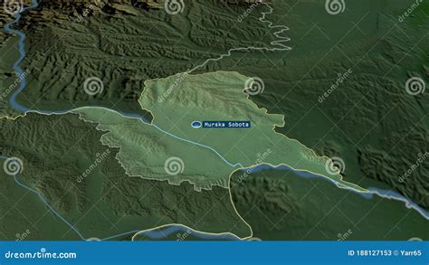 Pomurska Slovenia Highlighted With Capital Physical Stock