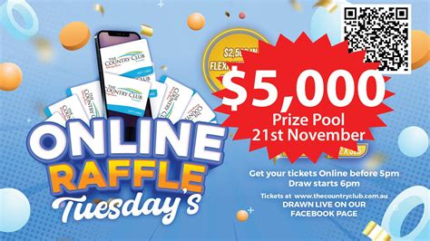 $5,000 Online Raffle Tuesday's - The Country Club - St Georges Basin ...