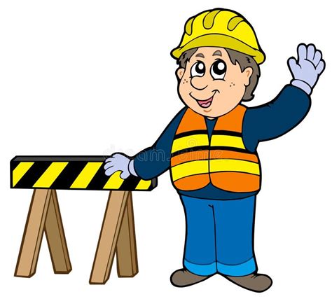 Construction Worker Caricature