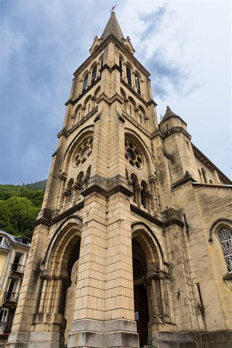 The Old Gothic Stone Church Of Cauterets Cauterets Hautes Pyr N Es