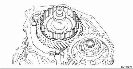 Subaru Crosstrek Service Manual Installation Transfer Driven Gear