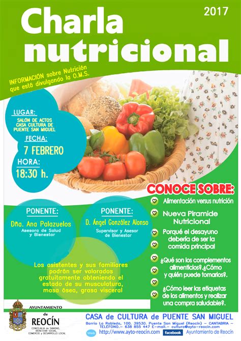 Charla Nutricional Martes De Febrero Hora H Lugar Casa De