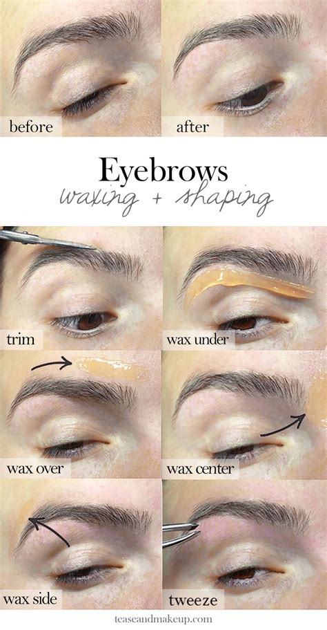 Eyebrow Waxing + Shaping | Do it yourself at home | Eyebrow Tutorial | Waxing | GiGi Wax Kit ...