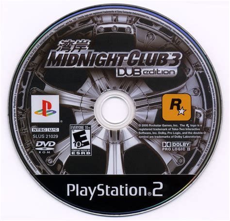 Midnight Club 3 Dub Edition 2005 Playstation 2 Box Cover Art Mobygames