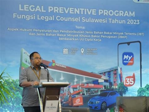 Pertamina Sulawesi Jalankan Program Legal Preventif Untuk Menjaga