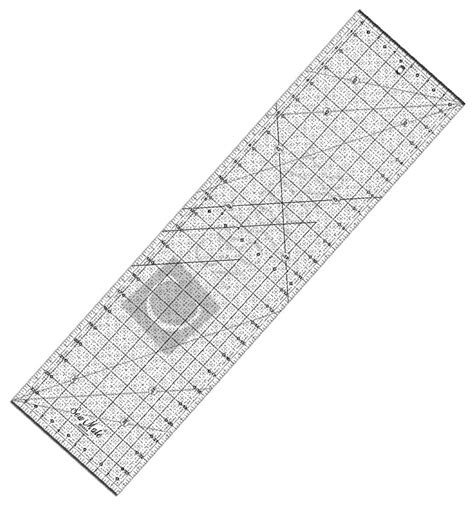 Quilting Acrylic Ruler Mm Inches Sew Mate