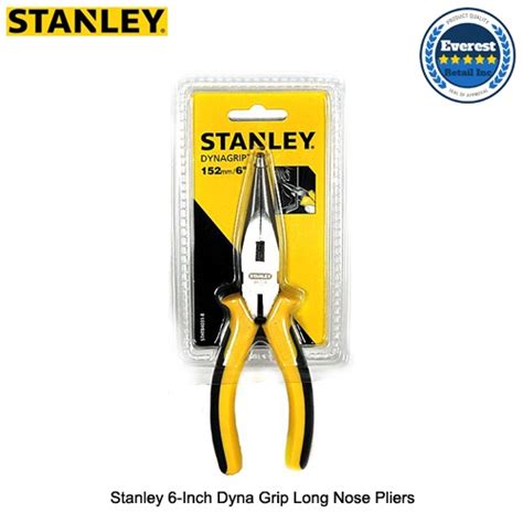 Stanley Dyna Grip Long Nose Pliers Choose Between 6 And 8 Shopee