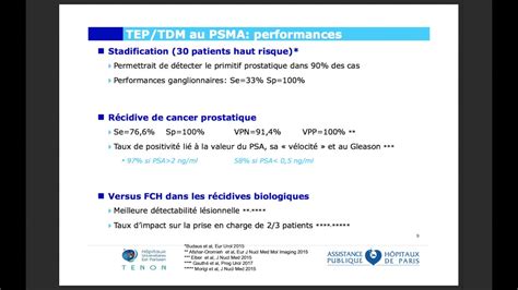 TEP TDM et adénocarcinome prostatique YouTube