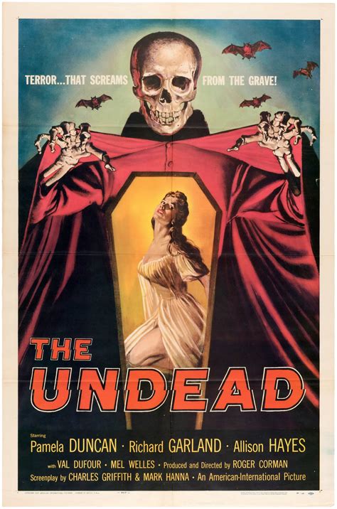 Hake's - "THE UNDEAD" ONE-SHEET MOVIE POSTER.