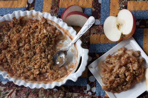 Caramel Apple Crisp Recipe Boston Girl Bakes