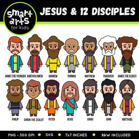 12 Disciples Of Jesus / Vintage Religion Wall Art Jesus And His 12 Disciples Art Print Christ ...