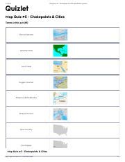 Map Quiz Chokepoints Cities Flashcards Quizlet Pdf