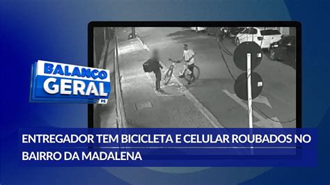 Entregador por aplicativo é assaltado no bairro da Madalena na noite do