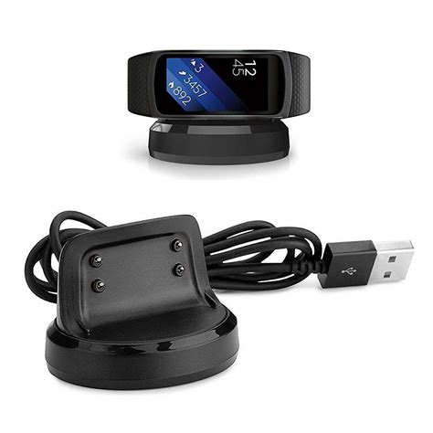 Usb Charging Cradle Dock Charger For Samsung Gear Fit 2 Smart Watch Sm Reliable Store