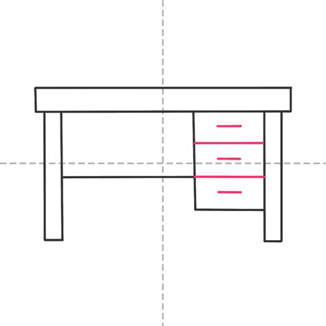 How To Draw A Desk In (5) Easy Steps For Kids